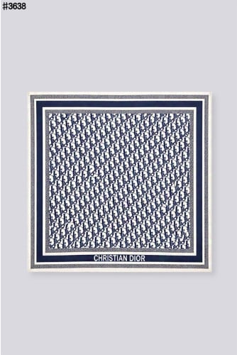 🍀 [DIOR] 크리스찬 디올 트윈 오블리크 90 실크 스퀘어 스카프 🍀