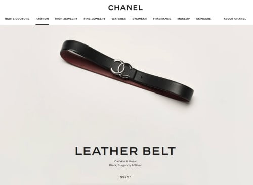 ⚠️샤넬 CC 로고 카프스킨 리버서블 벨트