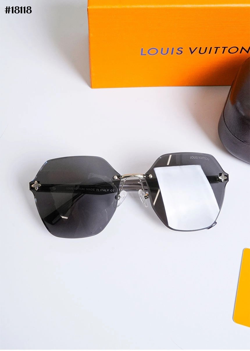🔆 [LOUIS VUITTON] 루이비통 클리어 모티프 폴리곤 무테 선글라스 🔆