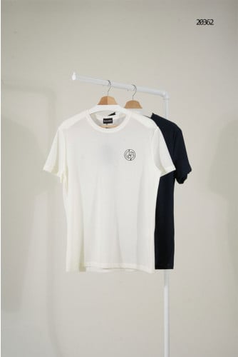 🔆 [Giorgio Armani] 조르지오 아르마니 스몰 로고 메쉬 퍼포먼스 반팔 티셔츠 🔆