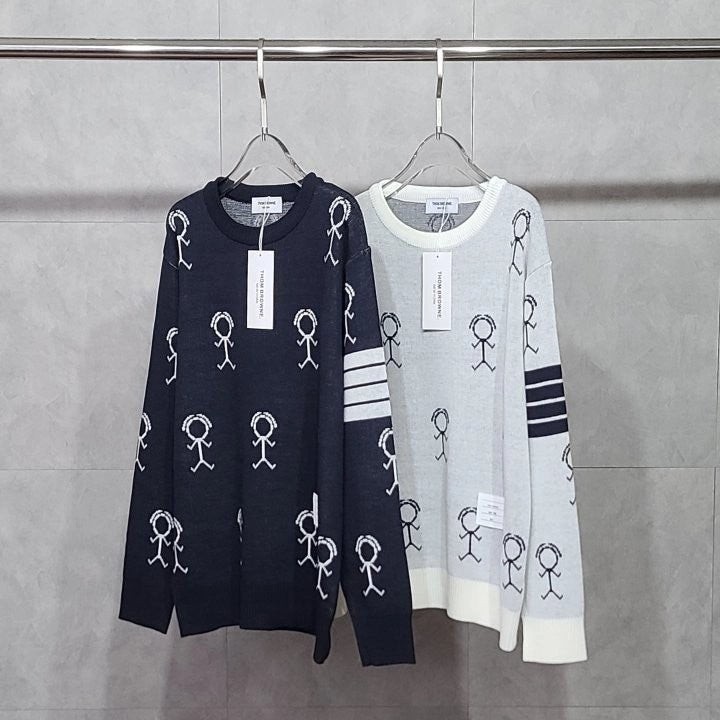 💕 톰* 전판 피토그램 니트