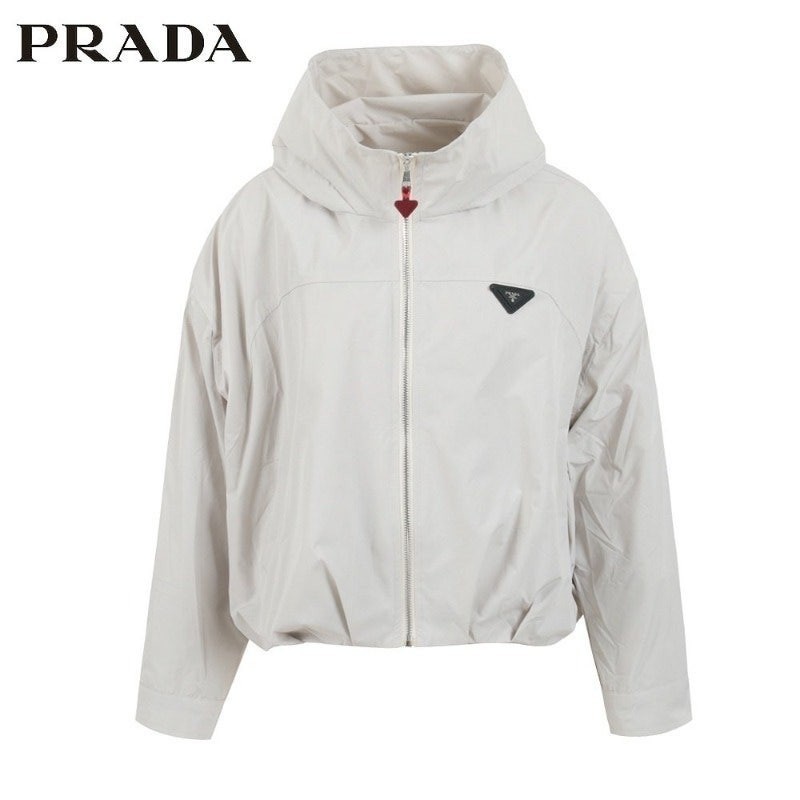 💕 프** 레더 삼각 셔링 후드 윈드자켓