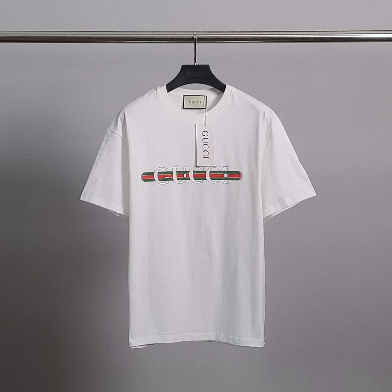 💕 구* 믹스 띠로고 코튼 반팔티