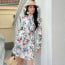 💕 구* 플로라 프린트 실크 원피스