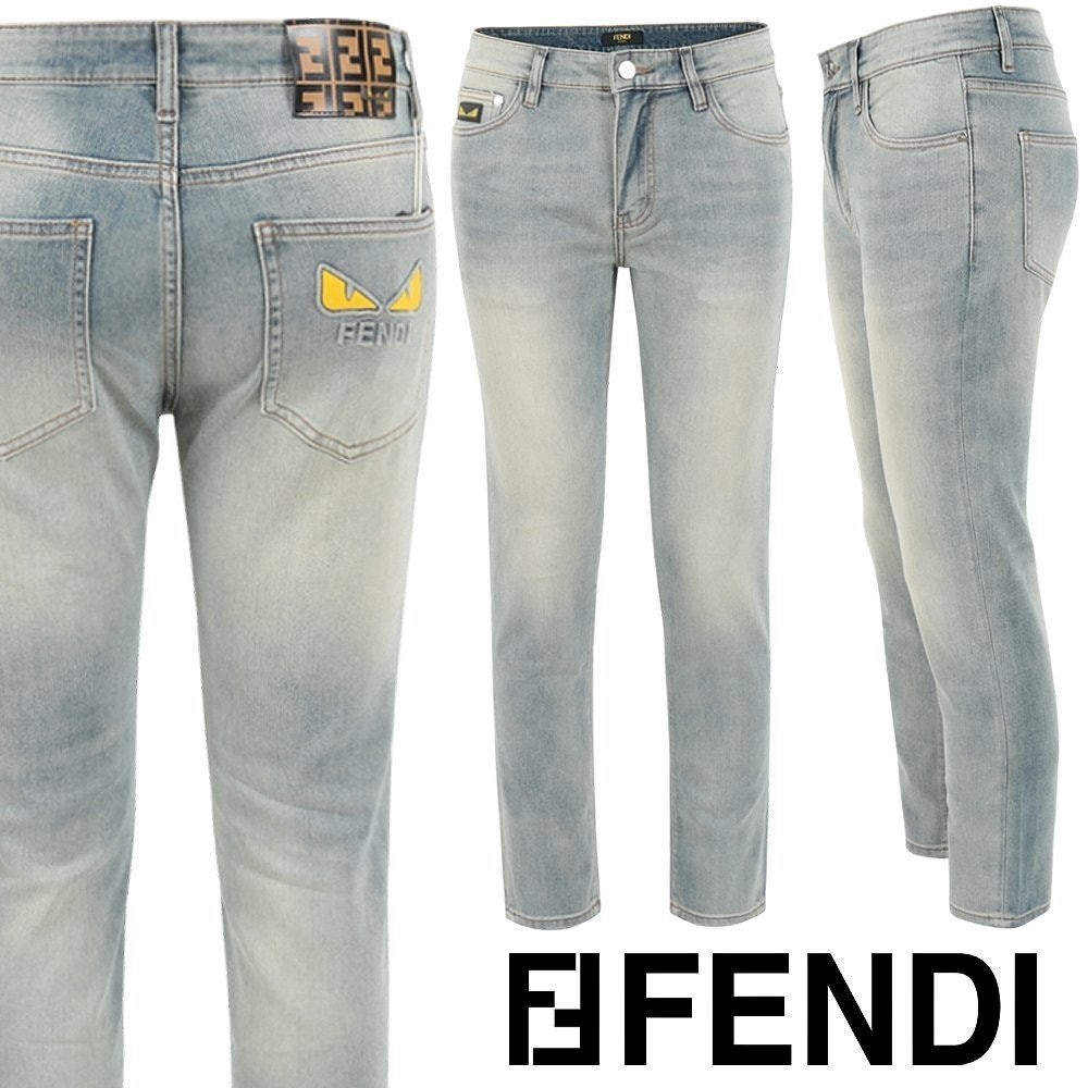 💕 펜* 몬스터 로고 연청 슬림 일자진