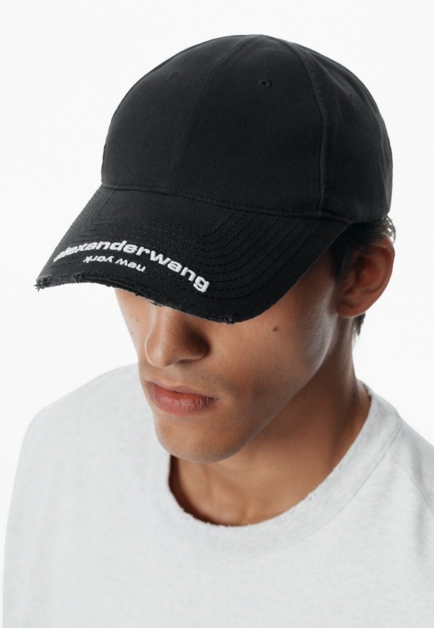 💕 알***왕 빈티지 워싱 디스트레스드 로고 자수 볼캡✔수입