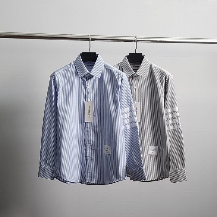 TB 화이트완장 스트라이프 셔츠
