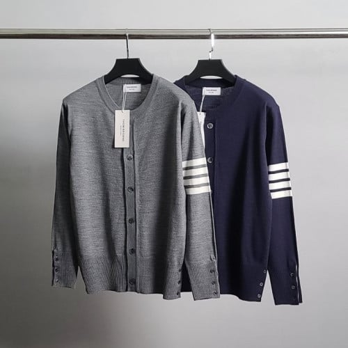 TB 사선완장 라운드 가디건