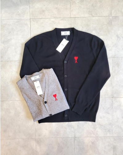 AM 스몰하트 자수 가디건