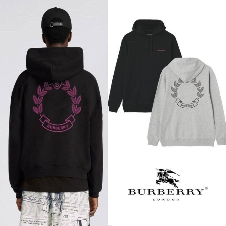 BBR 월계관 로고 후드티