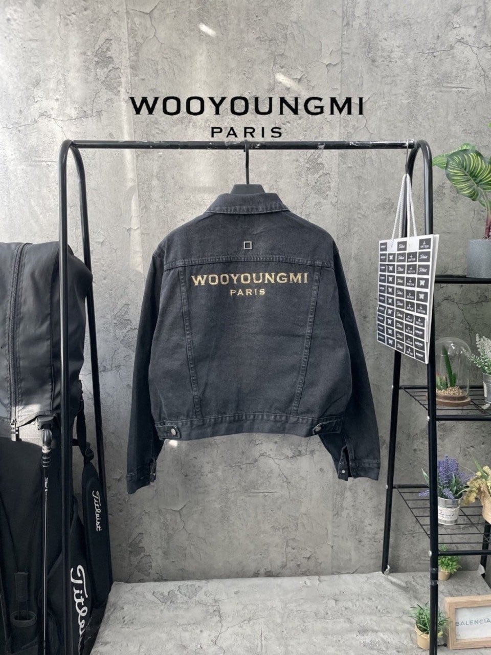 WM 블랙데님자켓