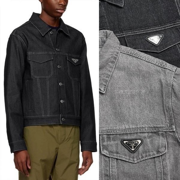 PRD 플레이트 데님자켓