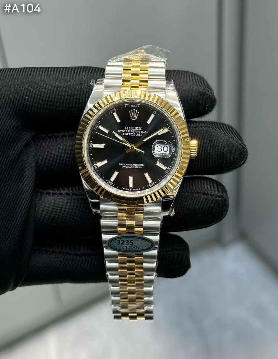 #로렉스 C공장 3235 데이저스트 블랙 다이얼 투톤 41MM