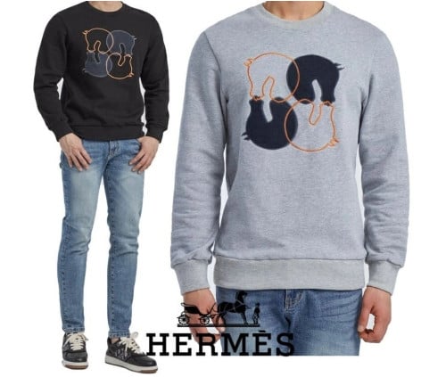 에VVV 말로고 벨벳 맨투맨