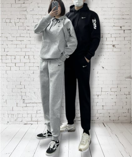 <나이키 페인팅 후드 조거 세트>