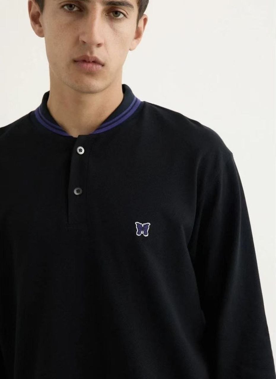 💕 니** 숄 칼라 폴로 롱슬리브 - 수입