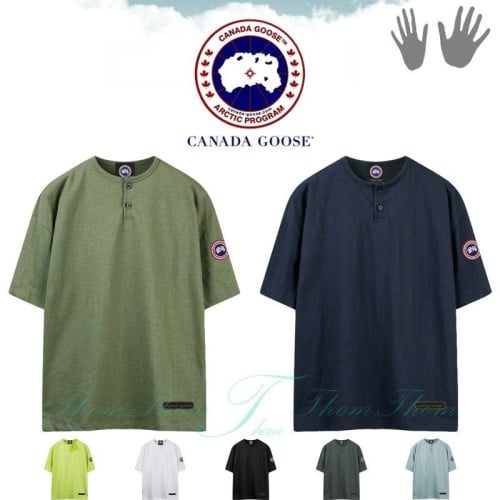 💕 캐* 슬라브 오버핏 헨리넥 반팔