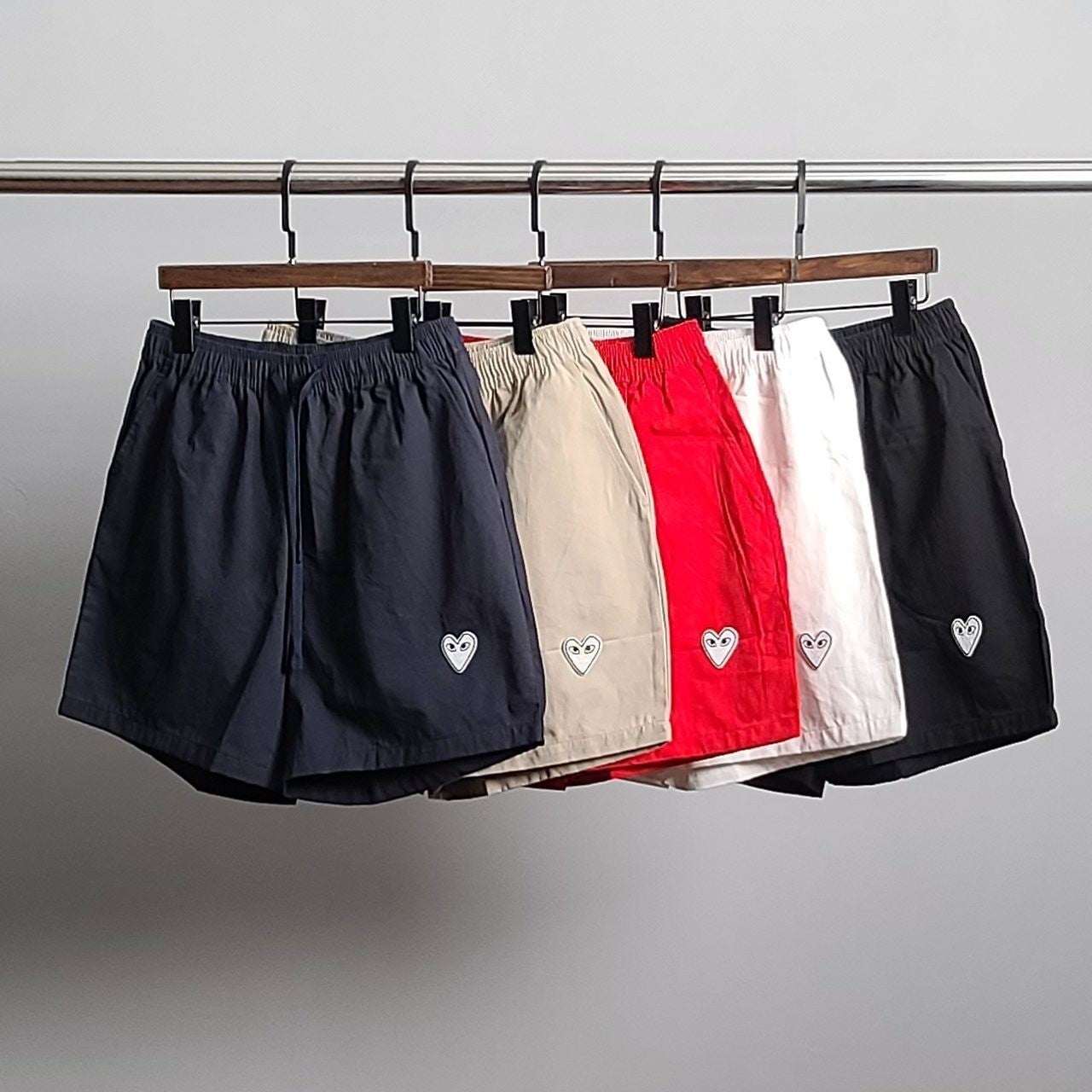 💕 꼼* 화이트와펜 5부 팬츠