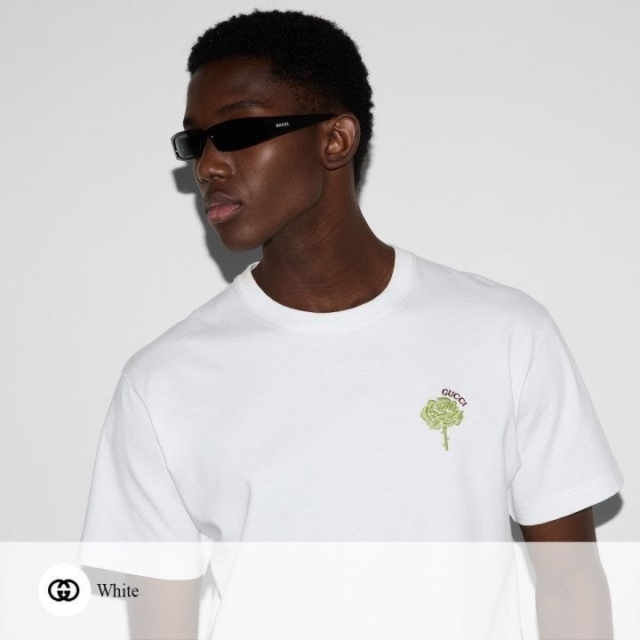 💕 구* 플라워 자수 티셔츠