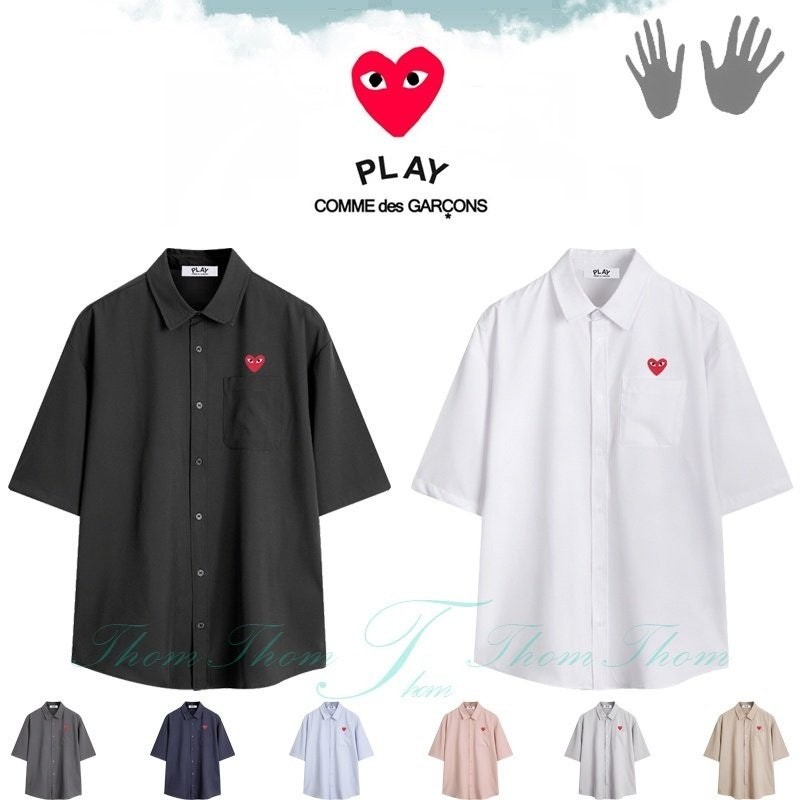 💕 꼼* 오버핏 링클프리 반팔 셔츠