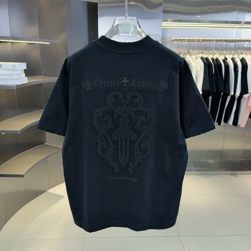 💕 크* 백 단검 자수 티셔츠