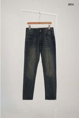 🔆 [Loro Piana] 로로피아나 레더패치 스틸로고 워싱 데님 팬츠 🔆