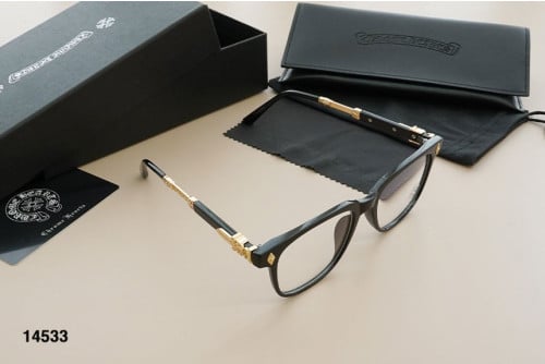 🔆 [Chrome Herts] 크롬하츠 남여공용 금장식 뿔테 안경테 🔆