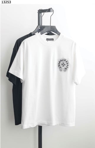 #크롬하츠 [Chrome Hearts] 넥 스크립트 로고 숏슬리브 티셔츠 신상입고💢 #상의 #티셔츠 #13253