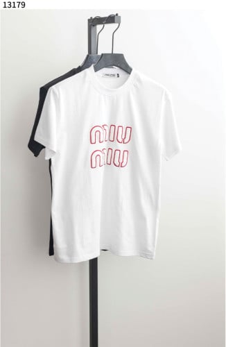 #미우미우 [MIU MIU] 반팔 저지 티셔츠 신상입고💢 #상의 #티셔츠 #13179