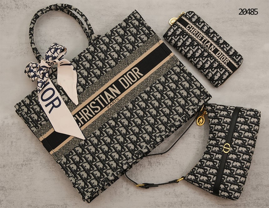 🔆 [DIOR] 디올 오블리크 북 토트백, 30 몽테인 미니 숄더백, 장지갑 3셋 🔆