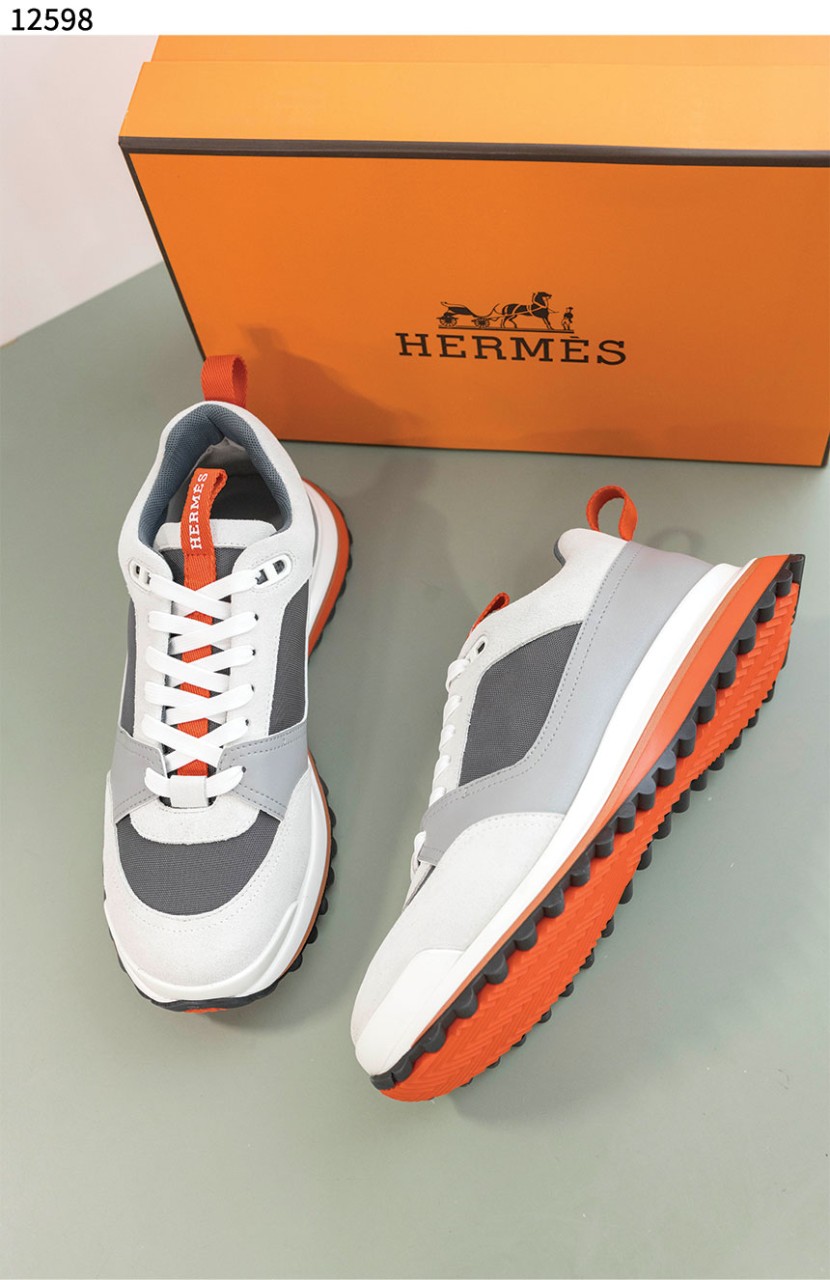 #에르메스 [HERMES] 리더 스니커즈 트윌 카프스킨 스웨이드 고트스킨 신상입고💢 #신발 #12598