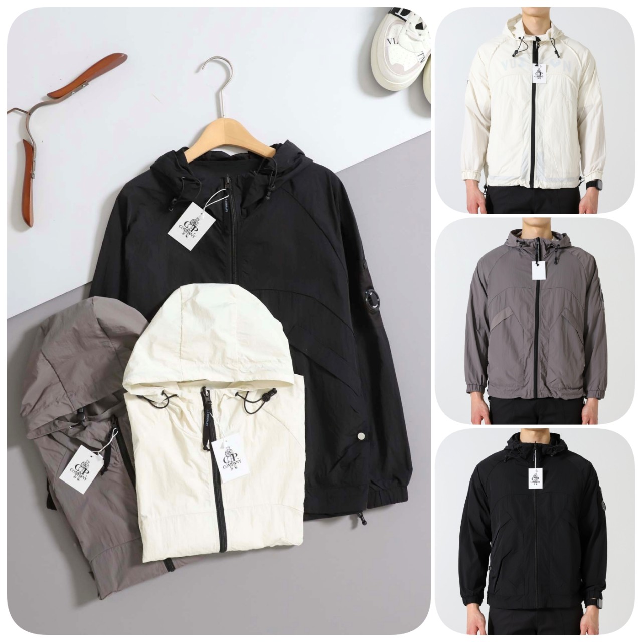 #시피컴퍼니 [ C.P ] 아이코닉 렌즈 디테일 리버시블 자켓 입고💢 #남성상의 #자켓