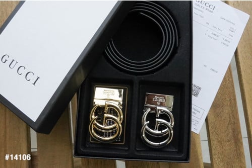 🔆 [GUCCI] 구찌 남성용 마몽드#3 투버클 벨트셋 🔆