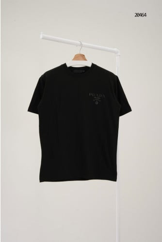 🔆 [PRADA] 프라다 톤온톤 엠보 로고 코튼 반팔 티셔츠 🔆