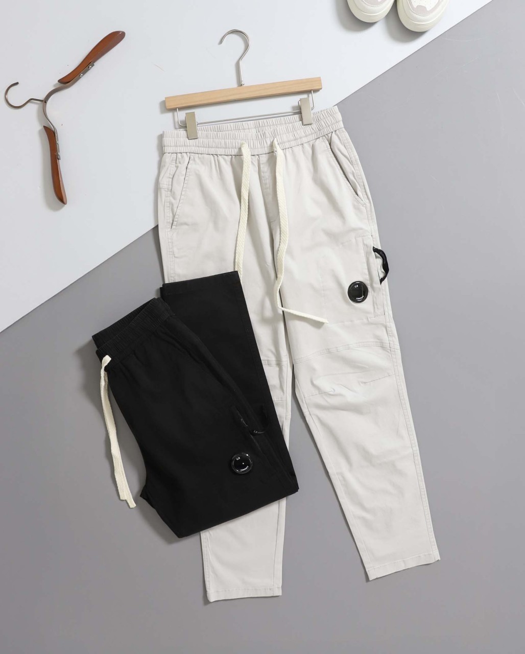 #시피컴퍼니 [ C.P ] 트라우저 렌즈 포켓 밴딩 팬츠 입고 💢 #남성하의 #바지