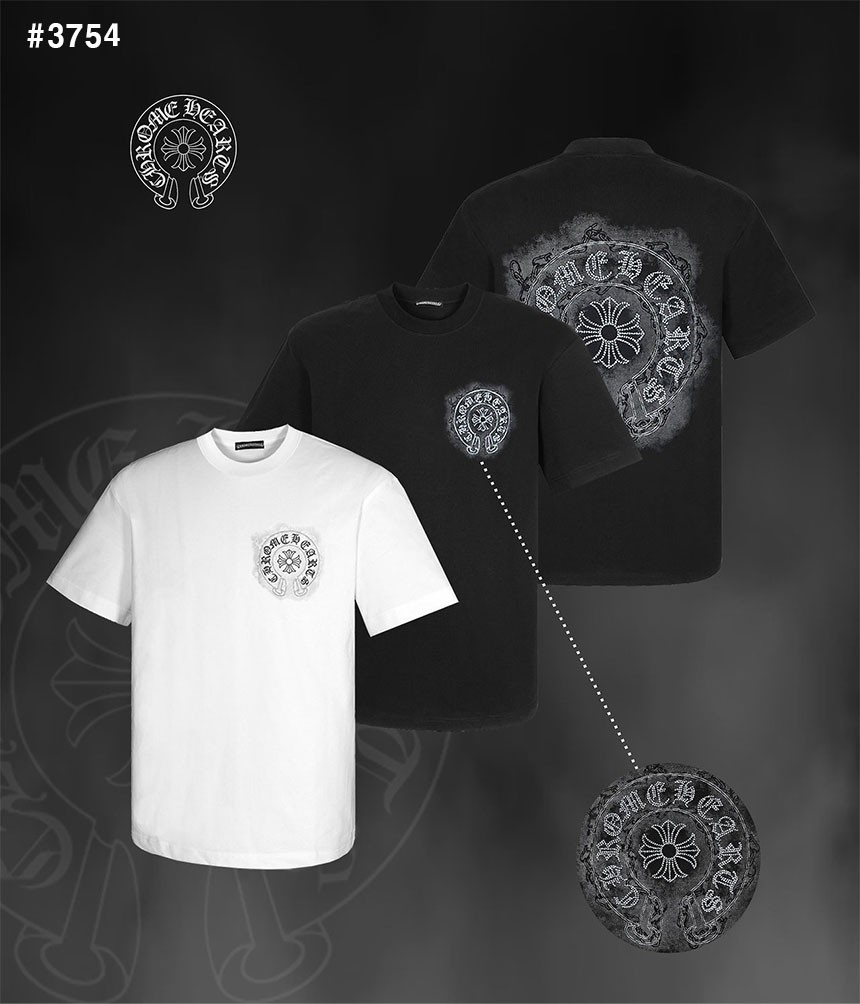 🍀 [Chrome Hearts] 크롬하츠 말밥굽 로고자수 라운드 오버핏 🍀