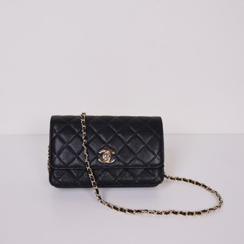 ✨샤넬 클래식 WOC 캐비어 금장 체인백 ✨