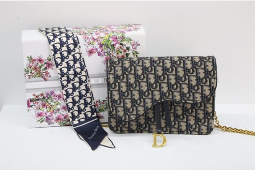 ✨[DIOR] 오블리크 새들백 미니 체인백 ✨