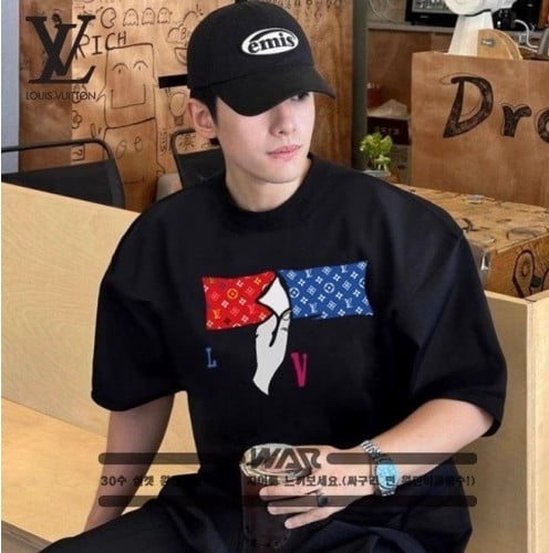 💕 루* 페이지원 로고 디자인 반팔 티셔츠