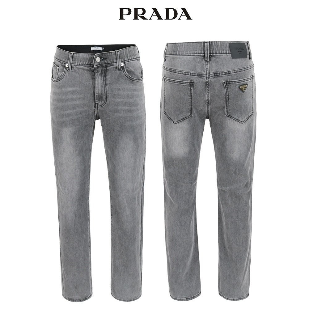 💕 프** 그레이 히든밴드 스판 스트레이트데님