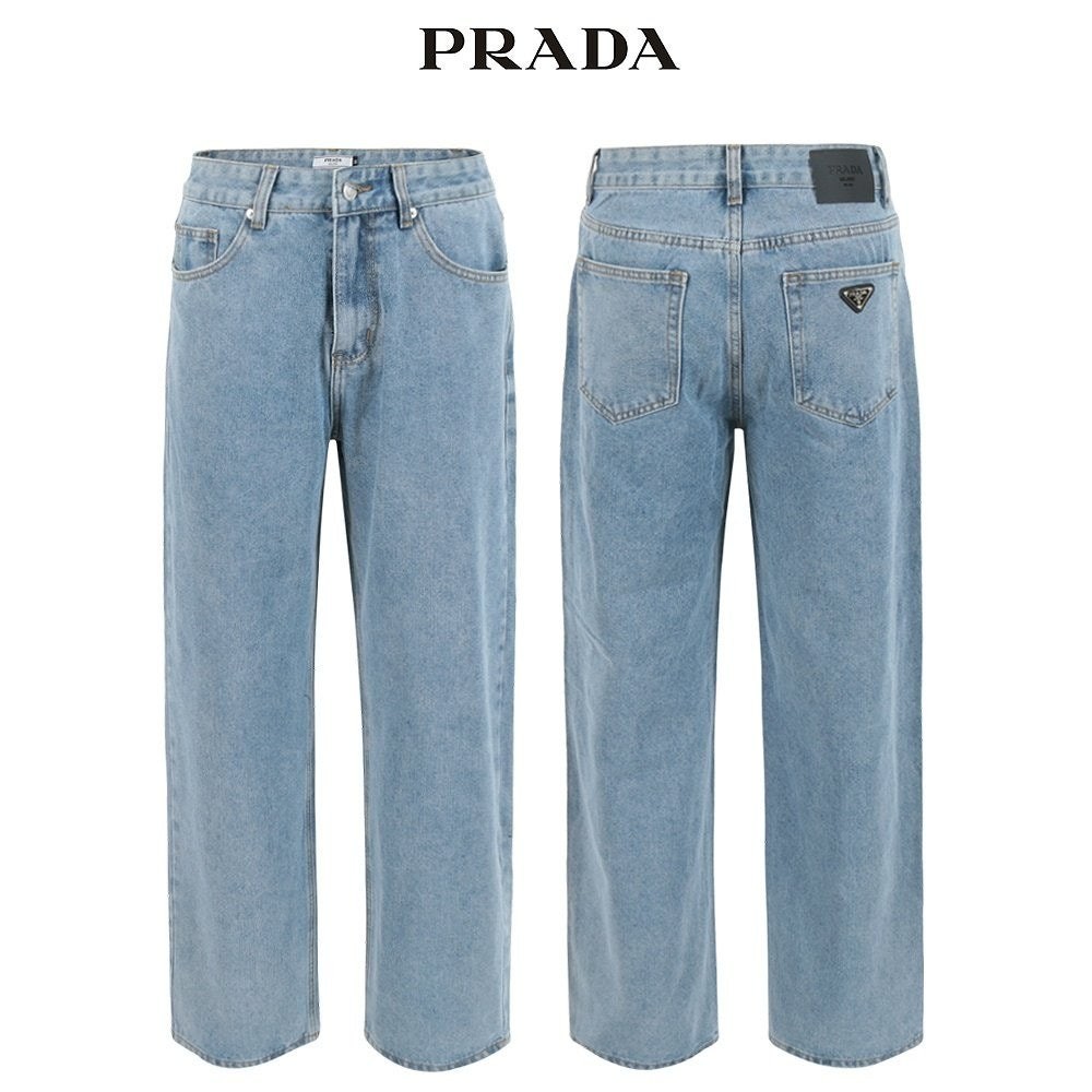 💕 프** 연청 와이드 데님 팬츠