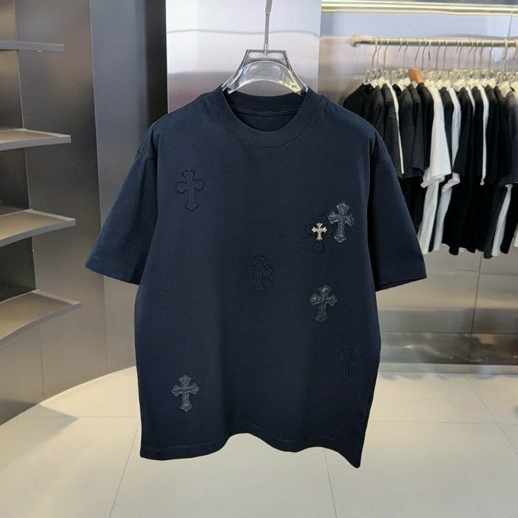 💕 크* 멀티 크로스 티셔츠