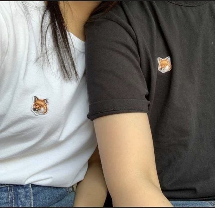 💕 메* 키츠네 브라운폭스헤드 반팔