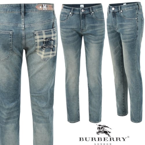 💕 버** 노바 체크 스트랩 슬림 일자진