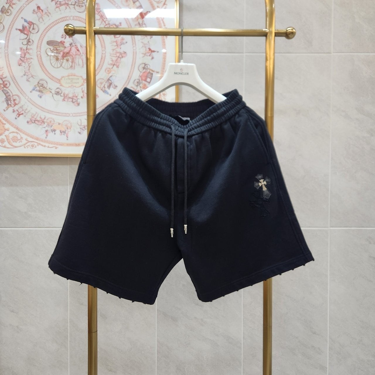 💕 크* 스틸 크로스 하프팬츠