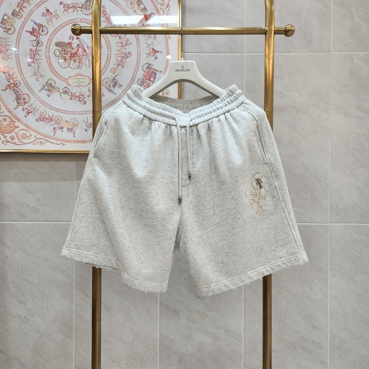 💕 크* 스틸 크로스 하프팬츠