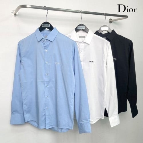 💕 디* 베이직 자수로고 셔츠