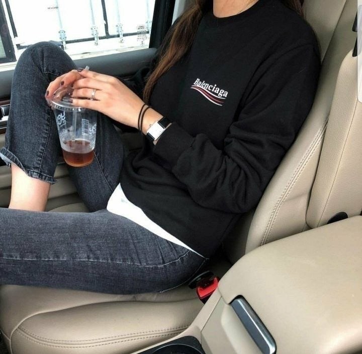 💕 발**** 웨이브로고 맨투맨