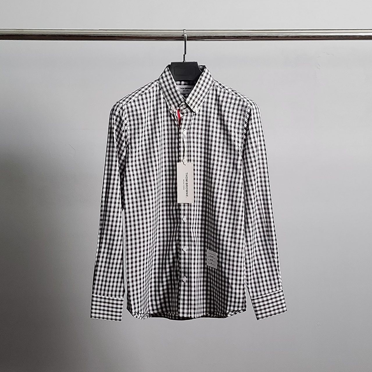 💕 톰* 히든삼선 체크 셔츠