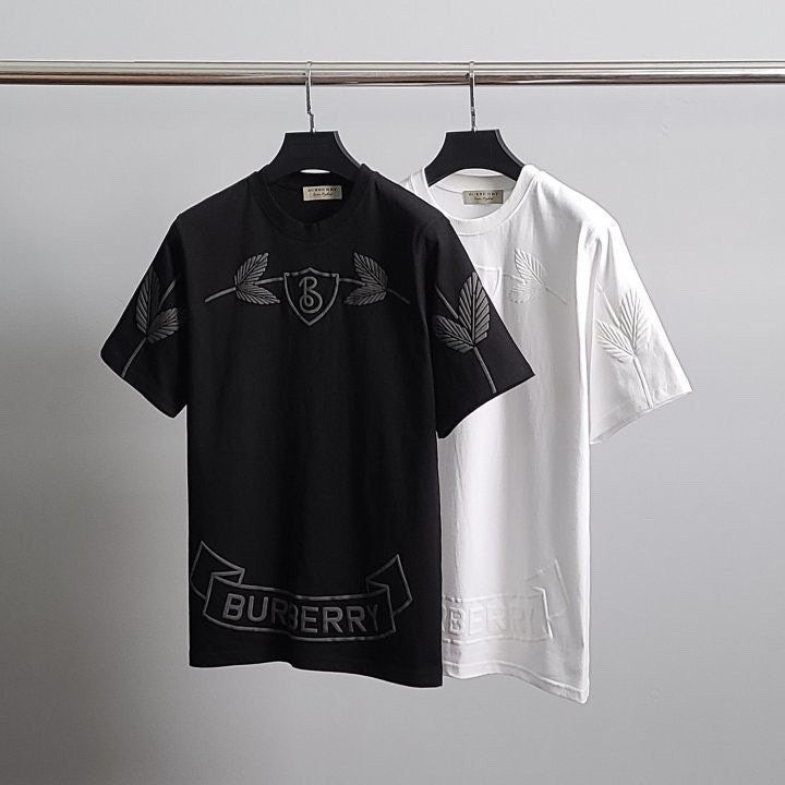 💕 버** 발포 리프 반팔티